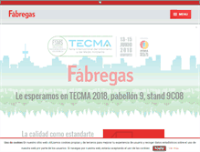 Tablet Screenshot of grupfabregas.com